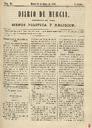 [Ejemplar] Diario de Murcia (Murcia). 18/3/1851.