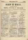 [Ejemplar] Diario de Murcia (Murcia). 21/3/1851.