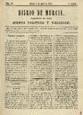 [Ejemplar] Diario de Murcia (Murcia). 8/4/1851.