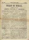 [Ejemplar] Diario de Murcia (Murcia). 1/5/1851.