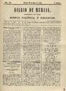 [Issue] Diario de Murcia (Murcia). 20/5/1851.