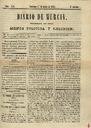 [Ejemplar] Diario de Murcia (Murcia). 1/6/1851.