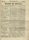 [Ejemplar] Diario de Murcia (Murcia). 22/6/1851.