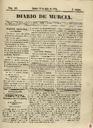 [Ejemplar] Diario de Murcia (Murcia). 12/7/1851.
