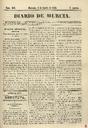 [Ejemplar] Diario de Murcia (Murcia). 6/8/1851.