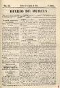 [Ejemplar] Diario de Murcia (Murcia). 8/8/1851.