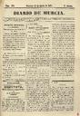 [Ejemplar] Diario de Murcia (Murcia). 20/8/1851.