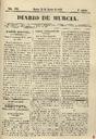 [Ejemplar] Diario de Murcia (Murcia). 26/8/1851.