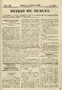 [Ejemplar] Diario de Murcia (Murcia). 31/8/1851.