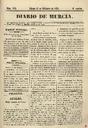 [Ejemplar] Diario de Murcia (Murcia). 13/9/1851.