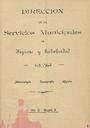 [Issue] Estadística Sanitaria (Cartagena). 1/9/1906.