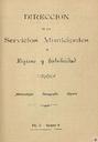 [Issue] Estadística Sanitaria (Cartagena). 1/9/1907.