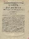 [Ejemplar] Gazeta de Murcia (Murcia). 5/10/1813.