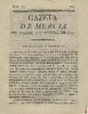 [Ejemplar] Gazeta de Murcia (Murcia). 12/10/1813.