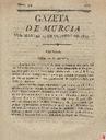 [Ejemplar] Gazeta de Murcia (Murcia). 19/10/1813.