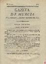 [Issue] Gazeta de Murcia (Murcia). 13/11/1813.