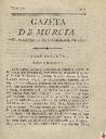 [Ejemplar] Gazeta de Murcia (Murcia). 21/12/1813.