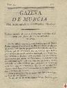 [Ejemplar] Gazeta de Murcia (Murcia). 28/12/1813.