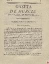 [Ejemplar] Gazeta de Murcia (Murcia). 4/1/1814.