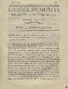 [Ejemplar] Gazeta de Murcia (Murcia). 23/4/1814.
