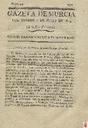 [Ejemplar] Gazeta de Murcia (Murcia). 2/7/1814.