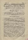 [Ejemplar] Gazeta de Murcia (Murcia). 16/7/1814.