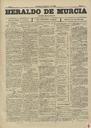 [Ejemplar] Heraldo de Murcia (Murcia). 8/5/1898.