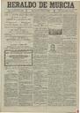 [Ejemplar] Heraldo de Murcia (Murcia). 23/7/1899.