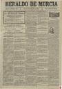 [Ejemplar] Heraldo de Murcia (Murcia). 3/8/1899.