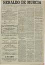 [Ejemplar] Heraldo de Murcia (Murcia). 12/9/1899.