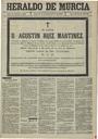 [Ejemplar] Heraldo de Murcia (Murcia). 25/9/1899.