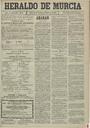 [Ejemplar] Heraldo de Murcia (Murcia). 27/9/1899.