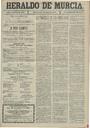 [Ejemplar] Heraldo de Murcia (Murcia). 4/10/1899.