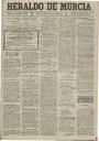 [Ejemplar] Heraldo de Murcia (Murcia). 16/10/1899.