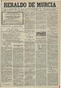 [Ejemplar] Heraldo de Murcia (Murcia). 26/10/1899.