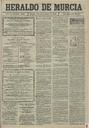 [Ejemplar] Heraldo de Murcia (Murcia). 8/11/1899.