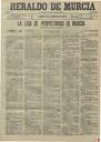 [Ejemplar] Heraldo de Murcia (Murcia). 26/3/1900.