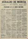 [Ejemplar] Heraldo de Murcia (Murcia). 12/5/1900.