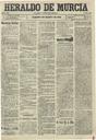 [Ejemplar] Heraldo de Murcia (Murcia). 11/8/1900.
