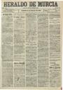 [Issue] Heraldo de Murcia (Murcia). 25/8/1900.