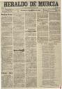 [Ejemplar] Heraldo de Murcia (Murcia). 31/8/1900.