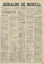 [Ejemplar] Heraldo de Murcia (Murcia). 23/10/1900.
