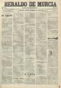 [Ejemplar] Heraldo de Murcia (Murcia). 30/10/1900.
