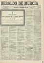 [Ejemplar] Heraldo de Murcia (Murcia). 15/11/1900.