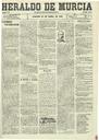 [Ejemplar] Heraldo de Murcia (Murcia). 27/4/1901.