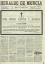 [Ejemplar] Heraldo de Murcia (Murcia). 9/5/1901.