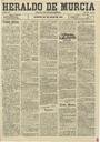 [Ejemplar] Heraldo de Murcia (Murcia). 20/7/1901.