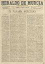 [Ejemplar] Heraldo de Murcia (Murcia). 3/8/1901.