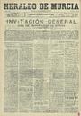 [Ejemplar] Heraldo de Murcia (Murcia). 12/10/1901.