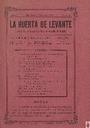 [Ejemplar] Huerta de Levante, La (Murcia). 1/3/1918.